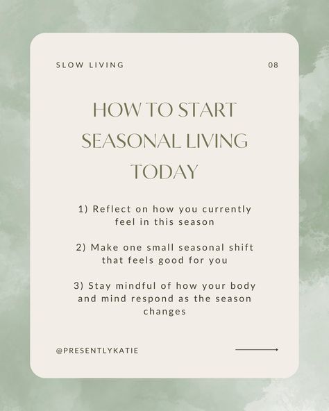 Living With The Seasons, Alone In A Crowd, How To Live Life, Living Intentionally, Seasonal Living, Embracing Change, Busy Schedule, Intentional Living, Busy Life