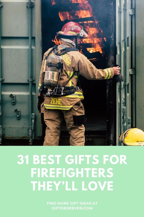 gifts for firefighters - firemen gifts National Firefighter Day, Firefighter Christmas Gifts, Firefighter Retirement Gifts, Practical Gifts For Men, Gifts For Firefighters, Becoming A Firefighter, Fire Academy, Good Christmas Gifts, Firefighter Retirement