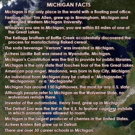 Michigan Facts, Therapeutic Recreation, Western Michigan University, Michigan Adventures, Michigan M, Michigan History, Michigan Road Trip, Western Michigan, Michigan Travel