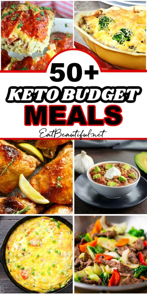 Easy Cheap Keto Meal Plan, Cheap Easy Keto Dinners, Cheap Keto Dinner Recipes, Cheap And Easy Keto Meals, Lowcarb Meals Dinners, Low Carb Cheap Meals, Cheap Keto Meal Prep, Cheap Keto Dinners, Cheap Low Carb Meals