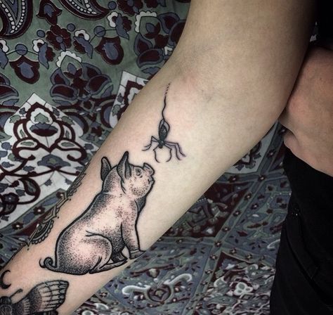 Charlotte Tattoo, Hannah Pixie, Pig Tattoo, Literary Tattoos, Web Tattoo, Charlotte's Web, Stylist Tattoos, Inked Magazine, Music Tattoos