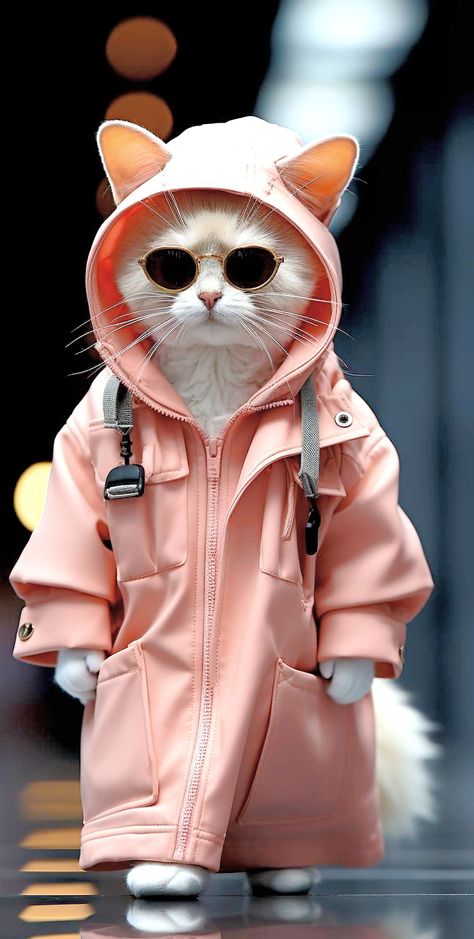 Goofy Outfits, Gatto Carino, Cute Animal Clipart, Cute Cat Wallpaper, Cute Cats Photos, Brings Joy, Cute Cat Gif, Cat Owner, Funny Cat Pictures