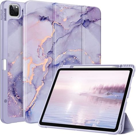 Lilac Marble, Apple Ipad Accessories, Cute Ipad Cases, Apple Ipad Case, Bling Phone Cases, Stylish Iphone Cases, Ipad Pro Case, Keyboard Case, Smart Case