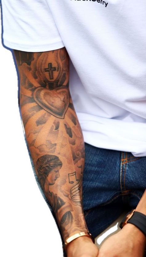 Cloud Tattoo Sleeve, Half Sleeve Tattoos Forearm, Tatoo Inspiration, Men Tattoos Arm Sleeve, Forarm Tattoos, Cool Arm Tattoos, Forearm Sleeve Tattoos, Cloud Tattoo, Elbow Tattoos