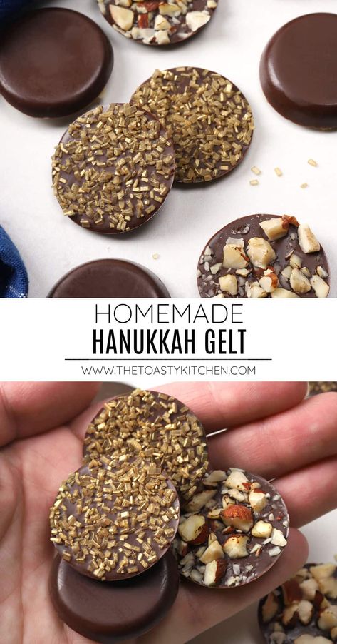 Hannukah Desserts, Hanukkah Cookies, Hanukkah Desserts, Hanukkah Celebration, White Chocolate Bark, Hanukkah Crafts, Chocolate Melting Wafers, Appetizers For Kids, Hanukkah Food