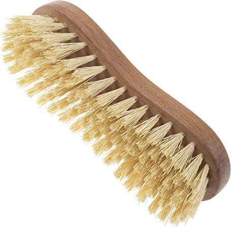 Konex Nylon Fiber Economy Utility Cleaning Hand Brush. Heavy Duty Hand-Held Scrub Medium-Stiffness Bristle Brush with Wood Body. (Peanut Shaped, Medium Stiffness Bristles) Vinegar And Baking Soda, Remove Rust, Clean Bathtub, Marriage Help, Shower Scrubber, Distilled White Vinegar, Bristle Brush, How To Remove Rust, Scrub Brush