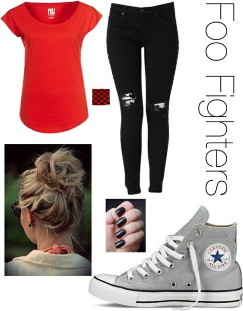 Foo fighters concert outfit idea :) Foo Fighters Concert Outfit, Dinner With Kids, Outfit Ideas For School Fall, Outfit Ideas Sporty, Foo Fighters Concert, 1d Concert, Cute Concert Outfits, Concert Outfit Rock, Foo Fighter