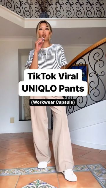 Kristine Fernandez on Instagram: "Featured @uniqloau pieces: ✖️ Pleated Wide Pants - 39 Dark Brown ✖️ Pleated Wide Pants - 32 Beige ✖️ Pleated Wide Pants - 09 Black ✖️ Fine Cloth Easy Care Checked Slim Fit Shirt (Semi-wide Collar) - 68 Blue ✖️ Cotton Oversized Short Sleeve Striped T-Shirt - 00 White ✖️ American Sleeve Cropped Bra Sleeveless Top - 27 Orange ✖️ Cotton Long Sleeve Shirt - 00 White ==== PS I’ve been wearing these pants throughout the weekend and got stopped at least 3 times by peo Long Cotton Pants Outfit, Brown Pleated Trousers Outfit, White Pleated Shorts Outfit, Miss Fernandez Capsule, Pleated Wide Pants Outfit, White Pleated Pants Outfit, Cream Pinstripe Trousers Outfit, Uniqlo Pleated Wide Pants Outfit, Beige Pleated Pants Outfit