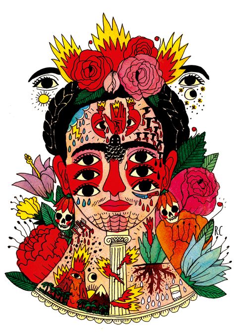 Ricardo Cavolo Art Amour, Posca Art, Arte Inspo, Art Et Illustration, Art Pop, Art And Illustration, Mexican Art, Art Movement, A Drawing