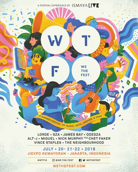 Fest Poster Design, Cute Poster Design, Behance Poster, Poster Konser, Poster Design Event, Fest Poster, Contest Poster, Festival Branding, Music Festival Poster