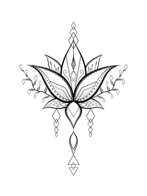 Line Art Lotus, Symmetrical Drawing, Lotus Flower Drawing, Lotus Drawing, Lilies Drawing, Henna Drawings, Lotus Flower Mandala, Lotus Flower Art, Insect Tattoo