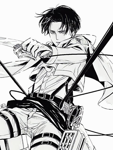 ꜱʜɪɴɢᴇᴋɪ ɴᴏ ᴋʏᴏᴊɪɴ Hxh Characters, Captain Levi, Titans Anime, Attack On Titan Fanart, Attack On Titan Levi, Attack On Titan Art, Eren Jaeger, Anime Tattoos, Levi Ackerman