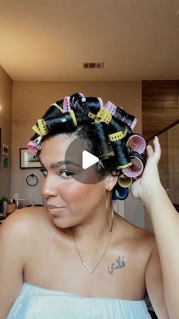 Jade Kendle-Godbolt | Beauty & Mom Influencer on Instagram: "This that “I’m somebody WHOLE MAMA” hairstyle! LOL Had so much fun doing this roller set and I really may start doing it more because she was not hard to do and came out real cute! Let me know if y’all want an actually step by step of how I achieved this roller set look on my hair!" Lol Hairstyles, Natural Roller Set Hairstyles, Short Hair Roller Set, Roller Set On Short Relaxed Hair, Roller Wrap Natural Hair, Roller Set Natural Hair Short, Rod Set On Natural Hair Short Hair, Mama Hairstyle, Roller Set Hairstyles For Black Women