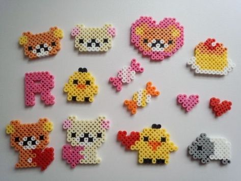 Melty Bead Designs, Melt Beads Patterns, Hama Art, Easy Perler Beads, Hamma Beads Ideas, Perler Creations, Melty Bead Patterns, Pearl Beads Pattern, Easy Perler Beads Ideas