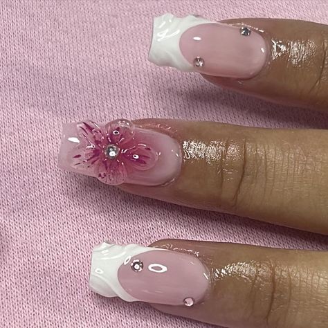 aura & 3d gel 🌸 - - - #gelx #apresgelx #gelextensions