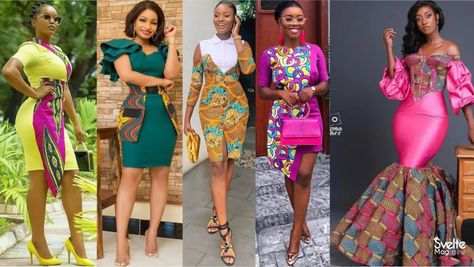 30 Mind-blowing Ankara and Plain Material Combination Styles to Inspire You – Svelte Magazine Ankara Shirt Dress, Lace Skirt And Blouse, Dresses Ankara, Ankara Shirt, Ankara Styles For Kids, Natural Hair Pictures, Designed Dresses, Latest Aso Ebi Styles, Material Combination