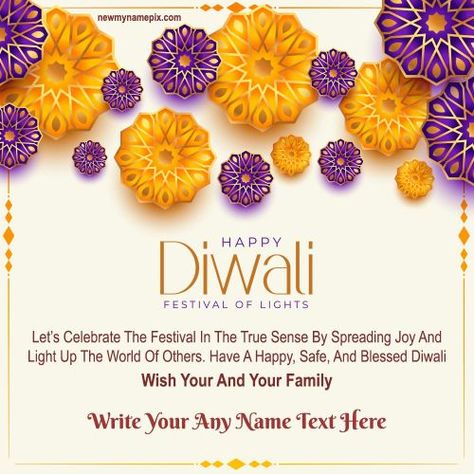 Online Edit, Greetings Cards, Create Customized, Shubh Dipawali, Happy Diwali, Celebration Images, Name Editing, Name Greeting, Best Wishes, Festival Of Lights, Design Template, Diwali Whatsapp Message, Diwali Blessings, Greeting Card Maker, Diwali Quotes, Blessing Message, Card Edit, Diwali Festival Of Lights, Diwali Greetings, Family Wishes