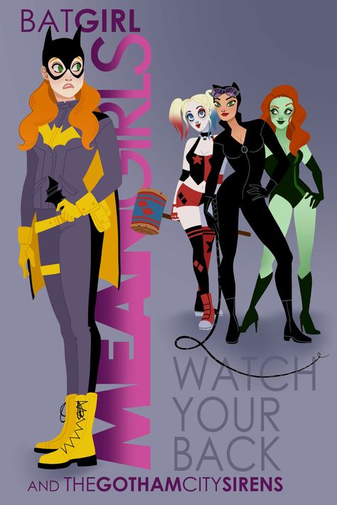 Batgirl In Mean Girls Vs The Sirens Amanda Allen, Poison Ivy Comic, Harley Quinn Poison Ivy, Poison Ivy Dc Comics, Harley And Joker Love, Harley Quinn Quotes, Harley Quinn Artwork, Gotham Girls, Harley Quinn Comic