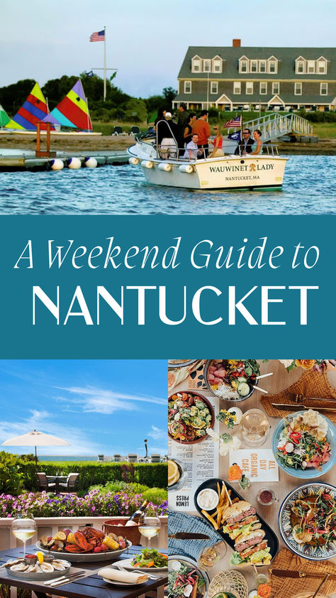 Plan that perfect weekend getaway to Nantucket with this complete Nantucket travel guide. Discover the best things to do, see, and eat on Nantucket. | Nantucket Travel | Summer Bucket List Nantucket Things To Do, Nantucket Girls Trip, Nantucket Travel Guide, Things To Do In Nantucket, Nantucket Travel, Nantucket Christmas, Honeymoon Usa, Honeymoon Packing, Bora Bora Honeymoon