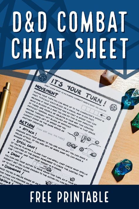 Dnd Quick Reference, Dnd Conditions Cheat Sheet, Dungeons And Dragons Free Printable, Dnd How To Play, Free Dnd Campaigns, Printable Dnd Miniatures, How To Play Dnd For Beginners, D&d Printables, Dnd Dm Journal