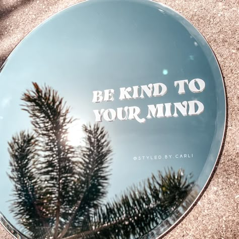 Vinyl Mirror, Mirror Writing, Painted Mirror Art, Mirror Quotes, Mirror Decals, Mirror Words, Be Kind To Your Mind, Mirror Decal, Mirror Stickers