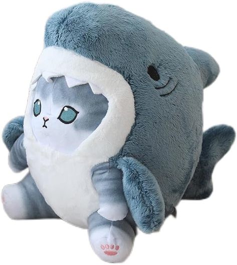 Kawaii Shark, Shark Cat, Cat Plush Toy, Fried Shrimp, Cat Plush, Plush Pillow, Stuffed Animals, Kids Boys, Plush Toy