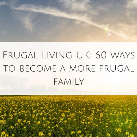 Making just one small change can turn you instantly into a more frugal family, saving you money and helping you to lead a thriftier life... Frugal Living In The Uk, Saving Money Uk, Money Saving Tips Uk, Mindful Spending, Uk Money, Matched Betting, Cheap Living, Frugal Family, Savings Box