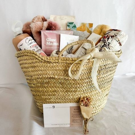 Pregnancy Essentials Bundle | Mom-to-Be Care Package — NURTURED 9 Pregnancy Basket For Mom, Gift Basket Packaging, Pregnancy Basket, Luxury Pregnancy, Pregnancy Gift Basket, Postpartum Care Package, Pregnancy Care Package, Pregnancy Gift Baskets, French Girl Hair