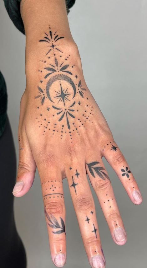 Pointer Finger Tattoo, Morgan Tattoo, Mandala Hand Tattoos, Tato Henna, Finger Tattoo For Women, Finger Tats, Knuckle Tattoos, Hand And Finger Tattoos, Pretty Hand Tattoos