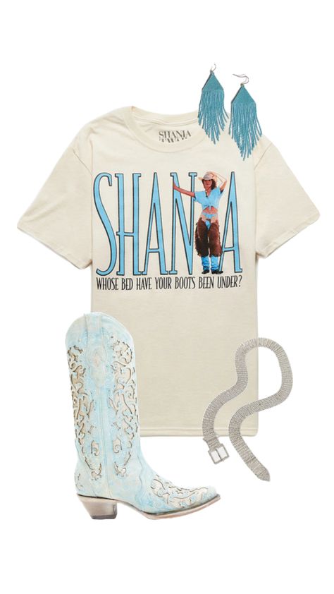 Country Concert Outfit Inspo #countryconcert #festival #festivalfashion #outfitinspo #outfit #style #styleinspo #western #coastalcowgirl Shania Twain Concert Outfit, Shania Twain Concert, Concert Outfit Inspo, Outfit Inso, Country Concert Outfit, Shania Twain, Concert Outfits, Country Concert, Country Concerts