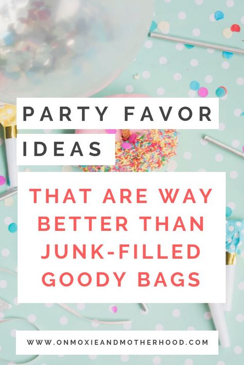 Party Favor / Goody Bag Ideas that are NOT JUNK. Stop wasting money on junk and give these ideas a try instead! #partyfavors #goodiebags #kidsbirthday #kidsbirthdayparty Candy Goody Bag Ideas, Simple Goodie Bags Kids Birthday, 2nd Birthday Party Bags, Cone Bags Ideas, Birthday Treat Bags For Kids, Kids Party Goodie Bag Ideas, 1st Birthday Party Bag Ideas, Party Pack Ideas For Kids Goodie Bags, Toddler Birthday Party Favors