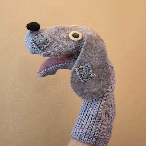 Dog Sock Puppet, Tiger Puppet, Diy Sock Puppets, Dog Puppet, Puppet Costume, Five Little Pumpkins, Custom Puppets, Sock Puppet, Glove Puppets