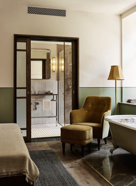 Hotel Sanders, Copenhagen Hotel, Mid Modern, Design Room, Luxury Boutique Hotel, Hotel Interiors, Design Hotel, Bath Room, Architectural Digest