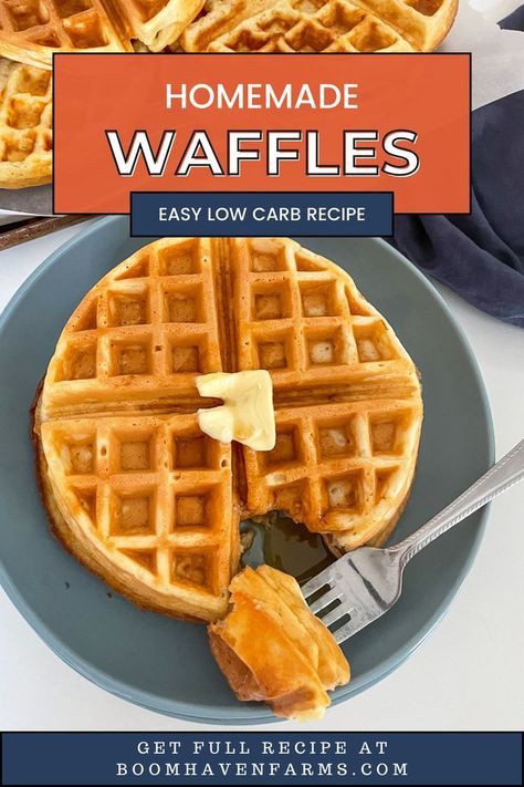 Dive into this simple homemade waffle recipe that guarantees lightness and fluffiness in every bite. Self-rising flour does the magic. Perfect with butter and syrup! Quick Waffle Recipe, Recipe With Self Rising Flour, Malted Waffle Recipe, Homemade Waffle Recipe Easy, Homemade Waffle Recipe, Homemade Blueberry Pancakes, Malt O Meal, Best Waffle Recipe, Homemade Breakfast Recipes