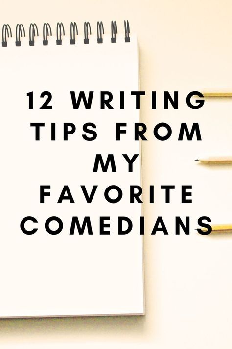 Some writing advice from great comedic storytellers. Writing Comedy, Comedy Writing, I Am A Writer, Comedy Club, Fiction Writing, Writing Tips, Comedians, Writers, Storytelling