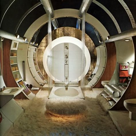 Space Age Interior, Modern Man Cave, 70s Interior, 70s Home, 70s Decor, Shag Carpet, Futuristic Interior, Retro Interior, Hi-fi