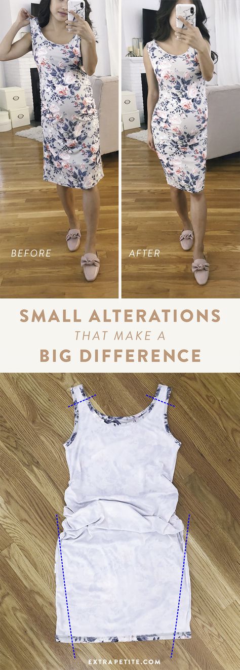 diy dress alterations tutorial for petite women Diy Alterations, Clothing Alterations, Extra Petite, Diy Clothes Videos, Petite Fashion Tips, Dress Alterations, Altering Clothes, Fashion Weeks, Diy Dress