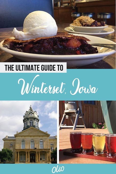 There's so much more to see in Winterset, Iowa than its covered bridges and the birthplace of John Wayne! Discover a quintessential slice of America in this small Iowa community. Whether you're looking for a day of family fun, creative inspiration or incredible culinary offerings, Madison County won't disappoint. Discover why you need to add this Iowa town to your travel bucket list! Things To Do In Des Moines Iowa, Things To Do In Decorah Iowa, Western Iowa Travel, Winterset Iowa, Ottumwa Iowa, Iowa Road Trip, Bridges Of Madison County, Iowa Travel, Iowa Girl Eats