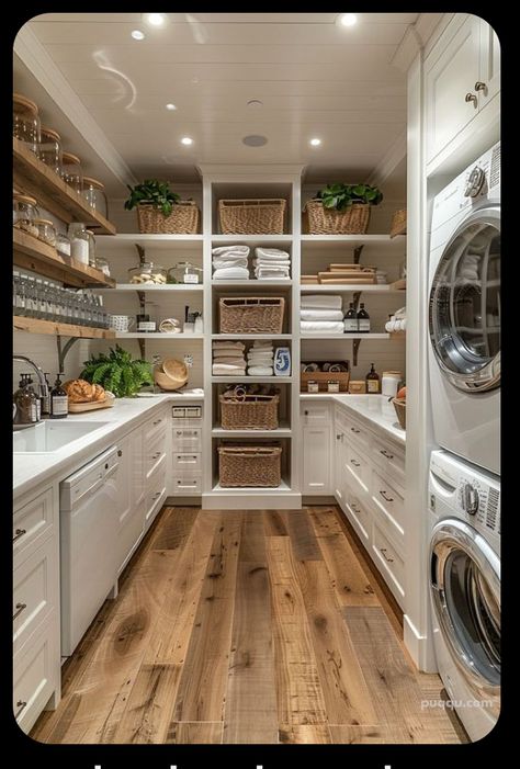 Pantry Laundry Room Combo, Laundry Room Combo, Walk In Pantry Ideas, Laundry Remodel, House Pantry, Pantry Inspiration, Laundry Room/mud Room, Pantry Laundry Room, Pantry Laundry