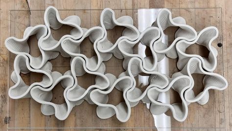 Tripetalous 3D Printed Ceramic Tiling : 5 Steps (with Pictures) - Instructables Foam Snowman, Cardboard Dragon, 12 Steps, Halloween Contest, Glue Gun, Hot Glue Gun, Hot Glue, Design Challenges, Sheet Of Paper