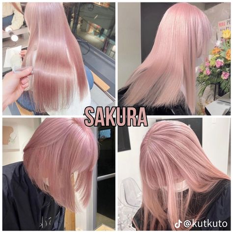 Sakura Pink Hair, Hair Color Swatches, Cool Hair Designs, Boosting Confidence, Korean Hair Color, Cute Hair Colors, Hair Inspiration Long, Dyed Hair Inspiration, Hair Inspiration Short