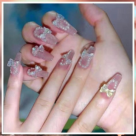 Gel Nail - Discover thousands of brands and great products, all designed for the modern shopper like YOU. Check It Out Now! Nail Pearl, Nails Sparkle, Tiktok Account, Blush Nails, Pretty Gel Nails, Really Cute Nails, Nail Swag, Kawaii Nails, Luxury Nails