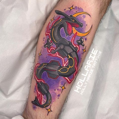 Noivern Tattoo, Shiny Pokemon Tattoo, Lucario Tattoo Ideas, Pokemon Tattoo Stencil, Pokemon Lucario Tattoo, Dragonzord Tattoo, Lucario Tattoo, Dark Pokemon Tattoo, Lapras Tattoo