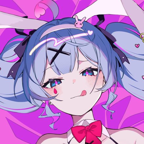 Deco 27, Miku Icon, Rabbit Hole, Hatsune Miku, Not Mine, Anime Character, Hair, Anime, Pink