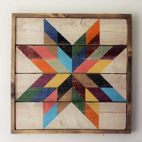 Barn Artwork, Quilt Board, Painted Barn Quilts, Barn Quilt Designs, Barn Art, Barn Quilt Patterns, Texas Star, Door Murals, Geometric Drawing