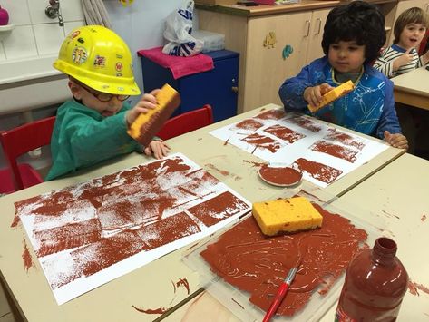 Construction Theme Crafts, Construction Activities Preschool, Construction Theme Preschool, Community Helpers Crafts, Community Helpers Activities, Community Helpers Preschool Activities, Preschool Construction, Community Helpers Theme, Community Helpers Preschool