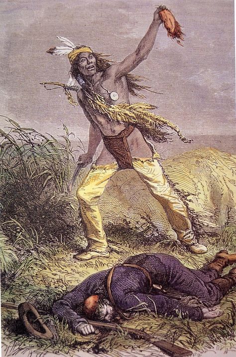 This picture represents the misconceptions that people have against Native Americans. The Indian Killer scalps their victims and, because of this, the public believes them to be Native American. But, as Marie Polatkin points out, the French were the ones who brought scalping to the United States and so the Indian Killer doesn’t necessarily have to be Indian. Because of the stereotype surrounding scalping, people only come to one conclusion, regardless of how little evidence they really have. Apache Indian, Indigenous Tribes, Legends And Myths, Super Soldier, On Horseback, Top Memes, The Dawn, North Africa, Native American Indians