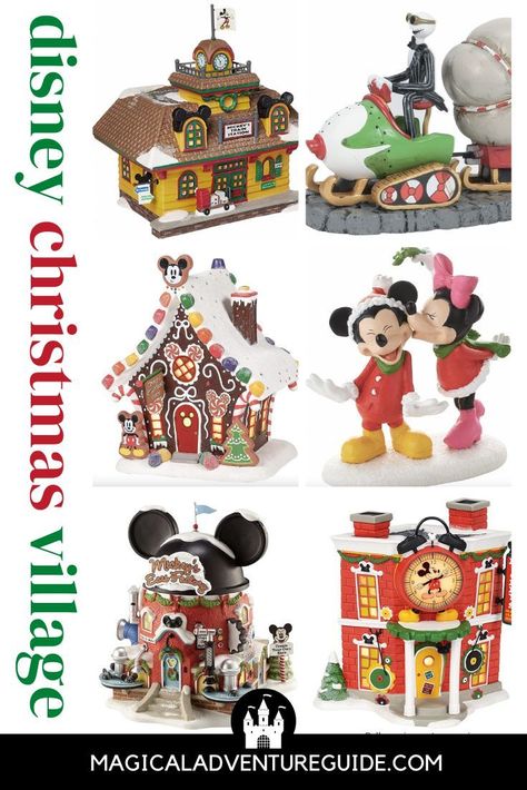 Are you ready to setup your Disney Christmas Village this year? We're sharing some of our favorite Department 56 pieces to give you ideas of what to add to your growing holiday collection! Diy Disney Christmas Village, Disney Christmas Village Display, Disney Christmas Village, Disney Village, Mickey Mouse Ears Hat, Disney Christmas Decorations, Disney Website, Disney World Christmas, Candy Tree