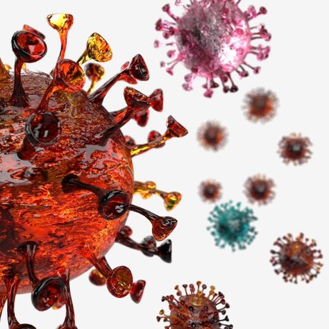 Virology Aesthetics, Virus Illustration, Stereoscopic 3d, Geometric Pattern Background, Beautiful Sea Creatures, 3d Images, Viral Infection, Bacterial Infection, Beneficial Bacteria