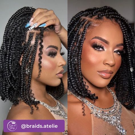 Black Women Braids 2023, Short Braids Styles For Black Women, Braids In Bob Style, Short Single Braids For Black Women, Easy Braiding Styles For Black Women, Shoulder Length Braids Hairstyles, Shoulder Length Braid Styles, Shoulder Length Hairstyles For Black Women, Black Hairstyles 2023